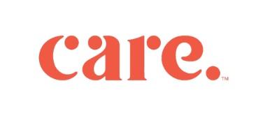 A red text logo for Care.com.